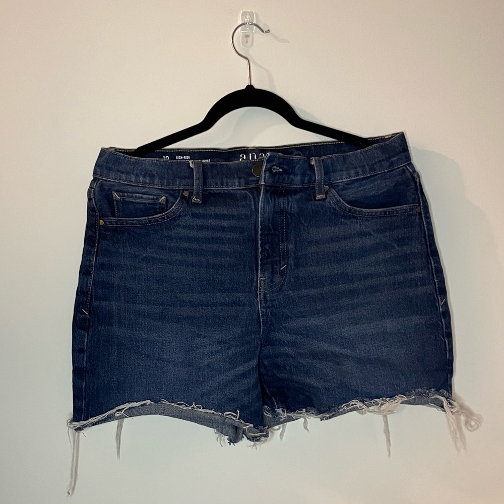 Ana dark wash jean shorts